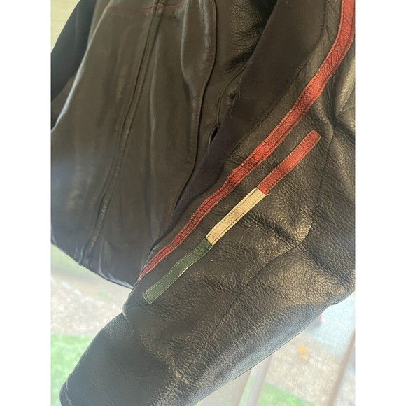 Ducati Corse C4 Leather Motorcycle Riding Jacket by Dainese Men's Size 50 - Picture 6 of 16